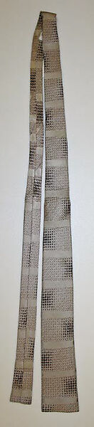 Necktie, silk, American