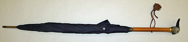 Umbrella, silk, American
