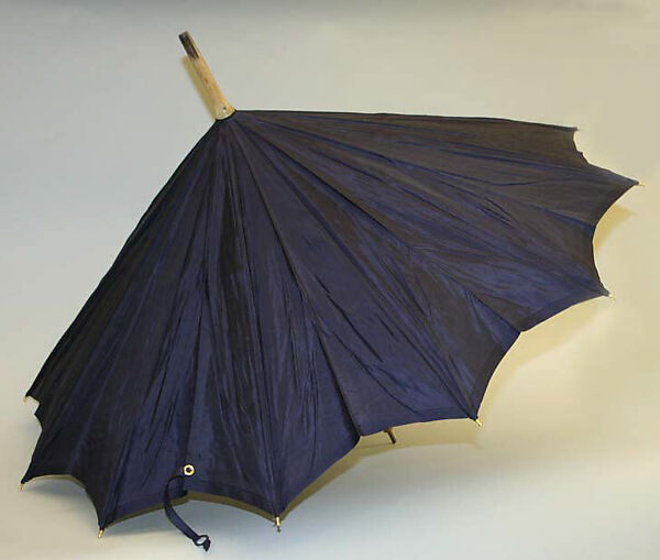 Umbrella, shell, wool, silk, metal, British 