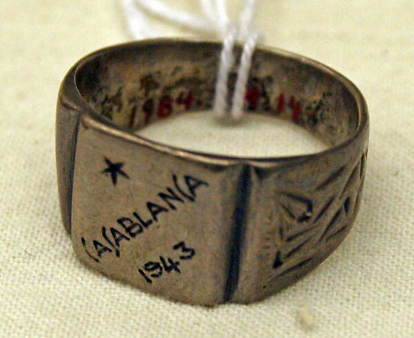 Ring, metal, American 