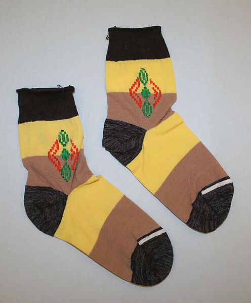 Socks, nylon, cotton, acetate, American 