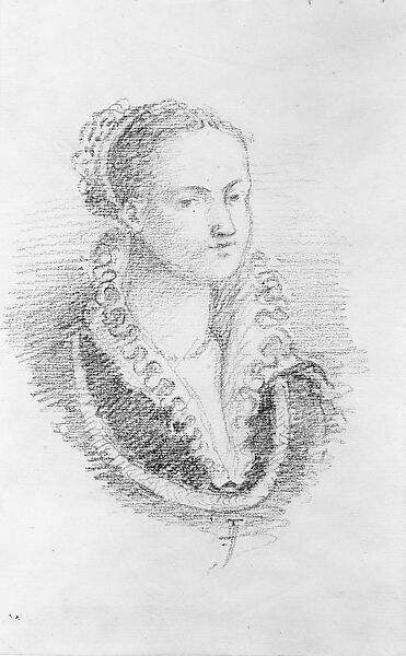 Portrait of a Woman, John Singer Sargent (American, Florence 1856–1925 London), Graphite on off-white wove paper, American