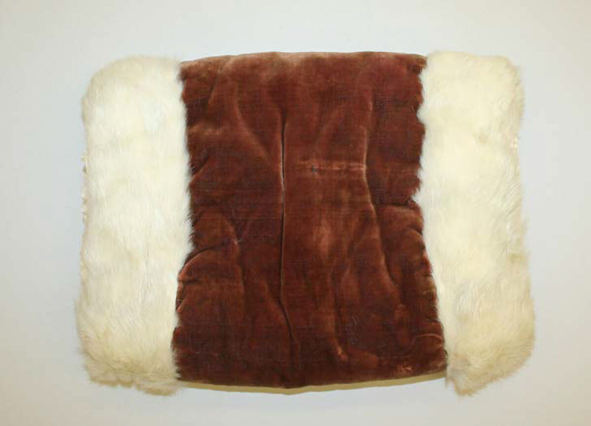 Muff, silk, fur, European 