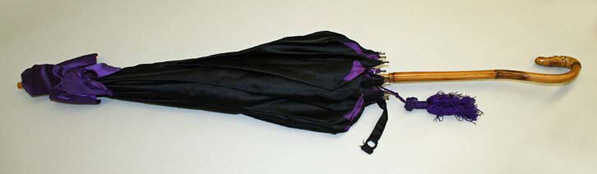 Parasol, silk, American