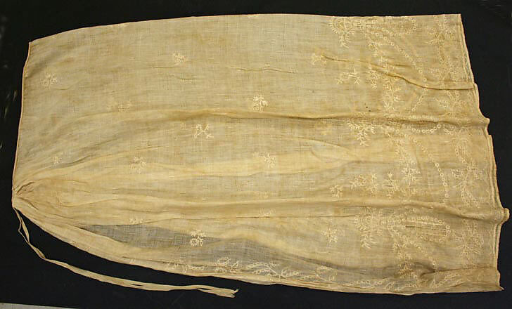 Apron, cotton, European 