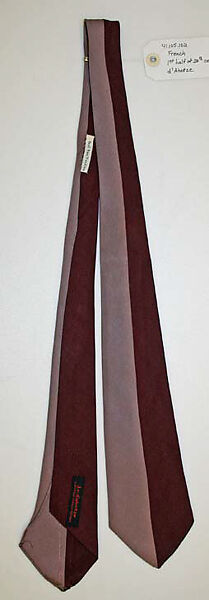 Necktie, [no medium available], French 