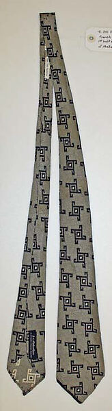 Necktie, [no medium available], French 