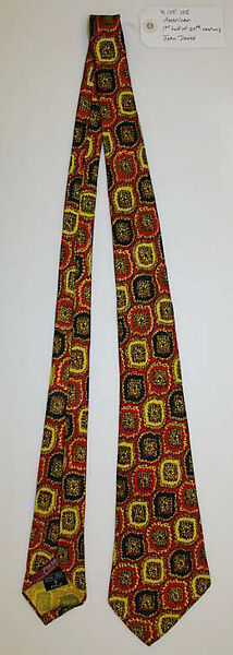 Necktie, [no medium available], American or European 