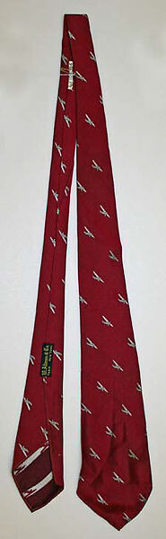 Necktie, [no medium available], American or European 