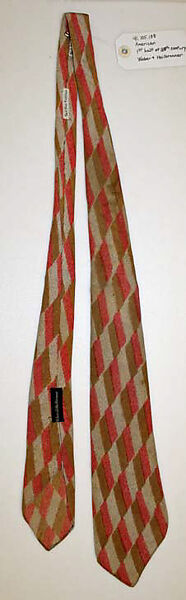 Necktie, [no medium available], American or European 