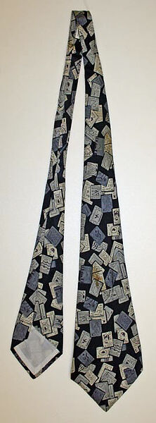 Necktie, [no medium available], American 