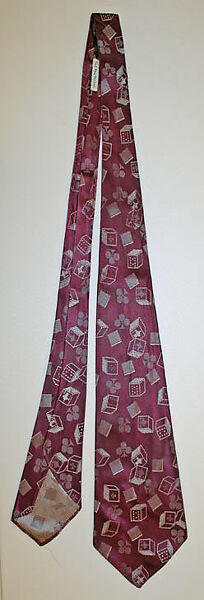 Necktie, [no medium available], American 