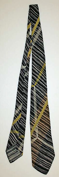 Necktie, [no medium available], American 