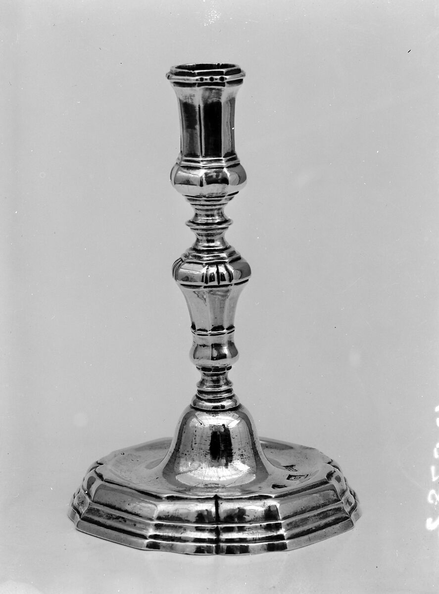 Candlestick, Diego Gonzales de la Cueva, Silver, Mexican 