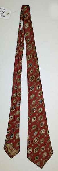 Necktie, [no medium available], American 
