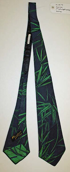 Necktie, [no medium available], American 