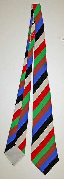 Necktie, [no medium available], American 