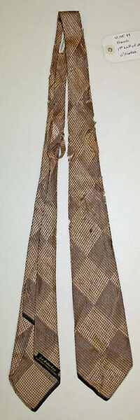 Necktie, [no medium available], French 