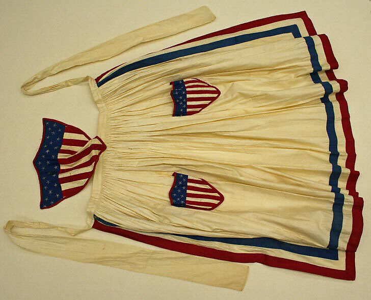 Apron, cotton, American 