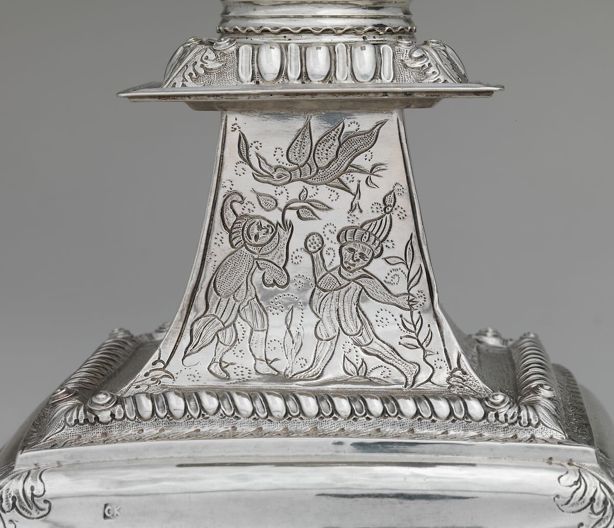 Candlestick, Cornelius Kierstede (1674–ca. 1757), Silver, American