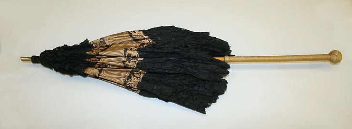 Parasol, silk, American