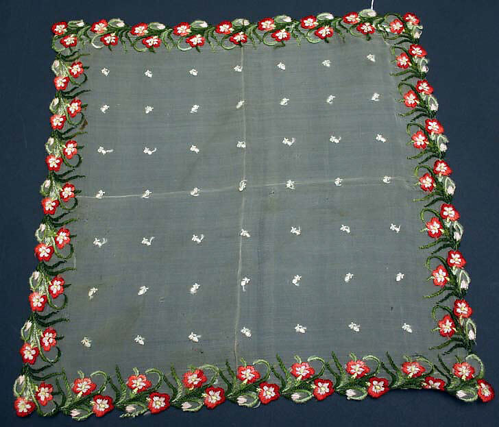 Handkerchief, [no medium available], French 