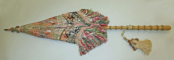 Parasol, silk, British