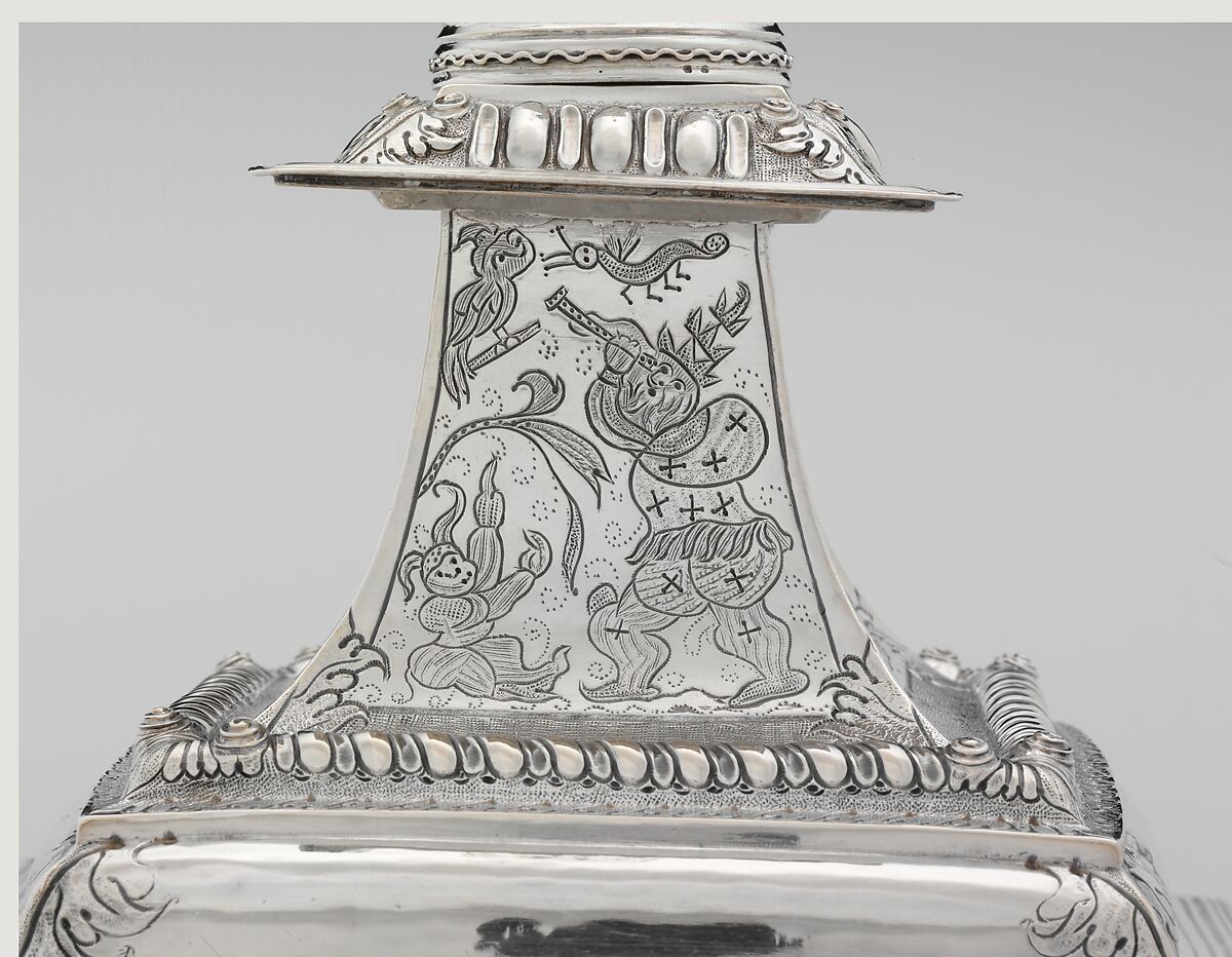 Candlestick, Cornelius Kierstede (1674–ca. 1757), Silver, American