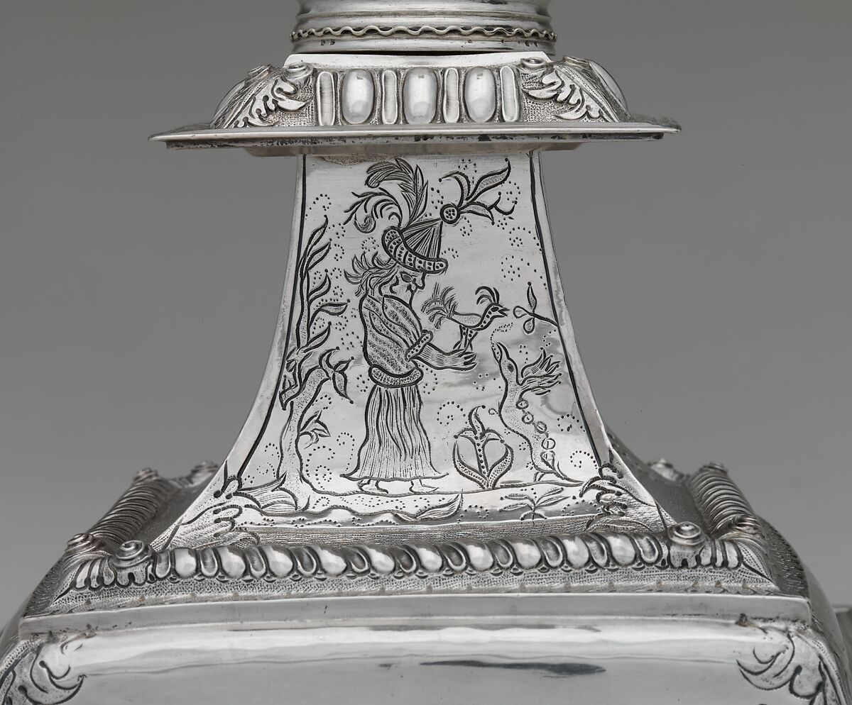 Candlestick, Cornelius Kierstede (1674–ca. 1757), Silver, American