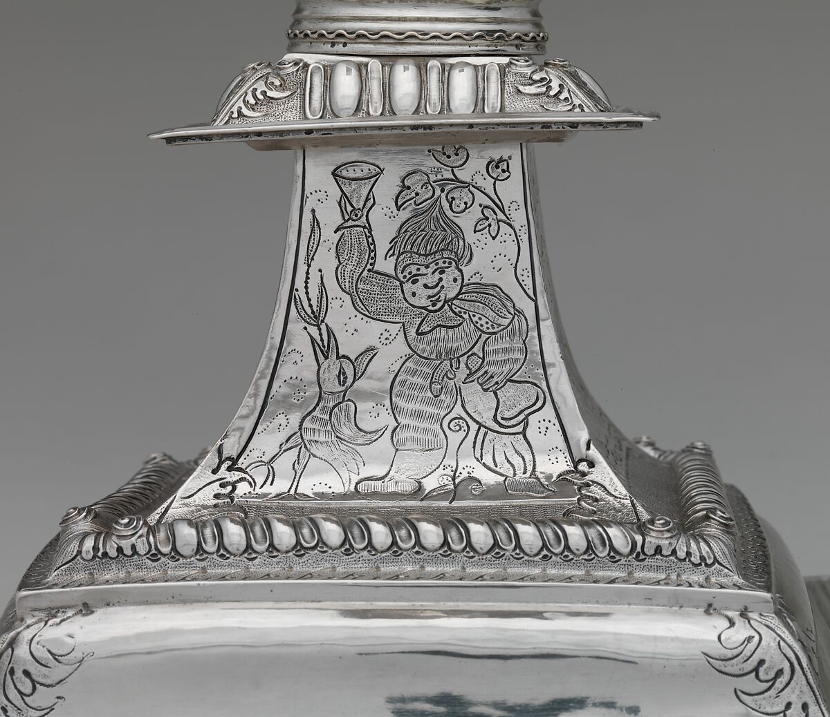 Candlestick, Cornelius Kierstede (1674–ca. 1757), Silver, American
