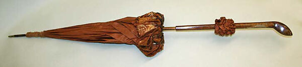 Parasol, silk, American