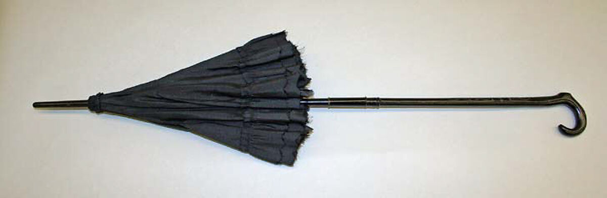 Parasol, silk, American