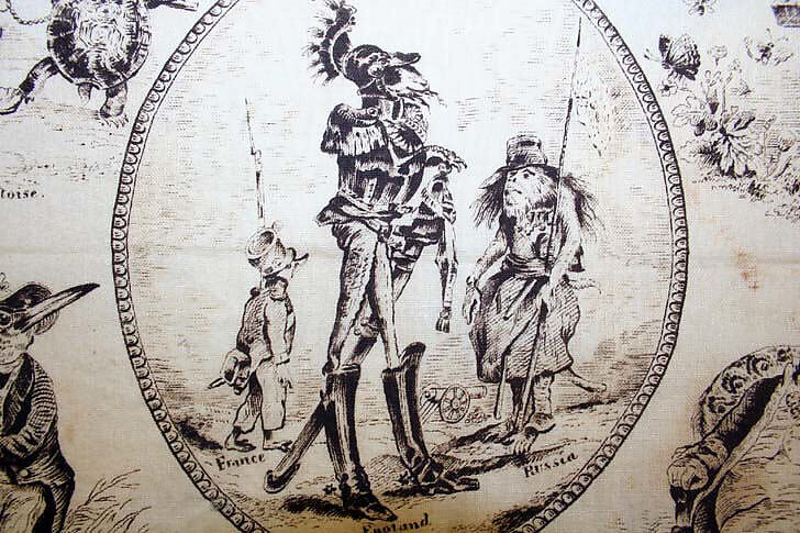 Handkerchief, cotton, British