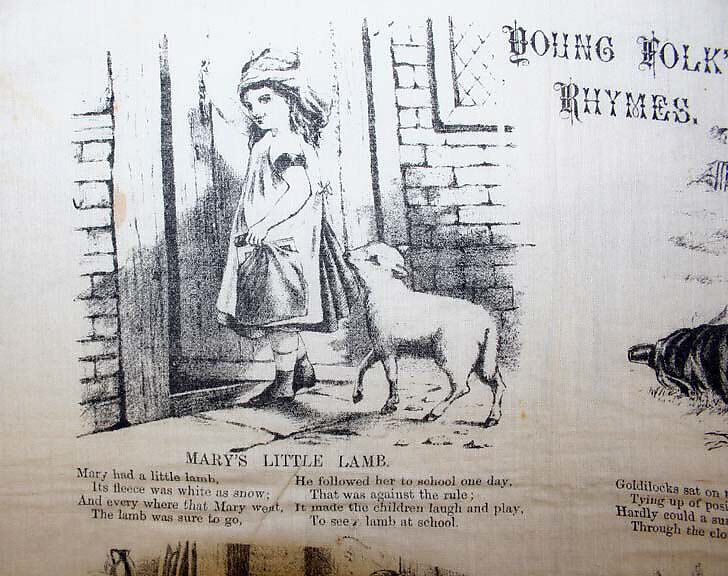 Handkerchief, cotton, British