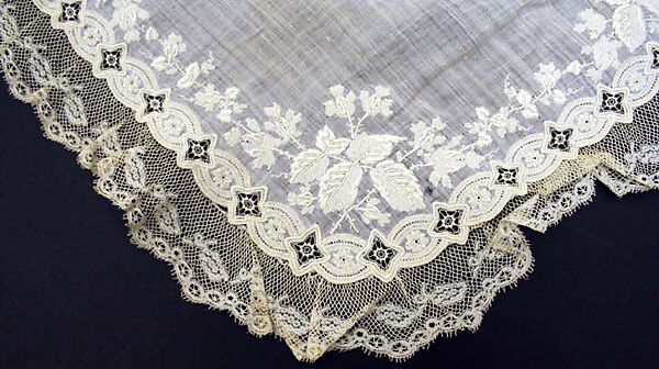 Handkerchief, cotton, French