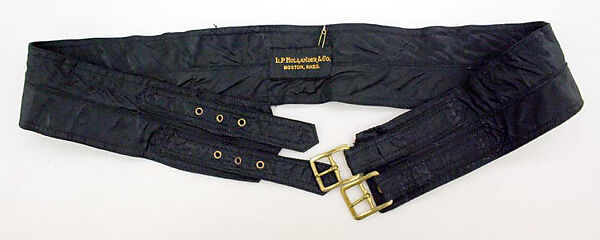 Belt, silk, American 