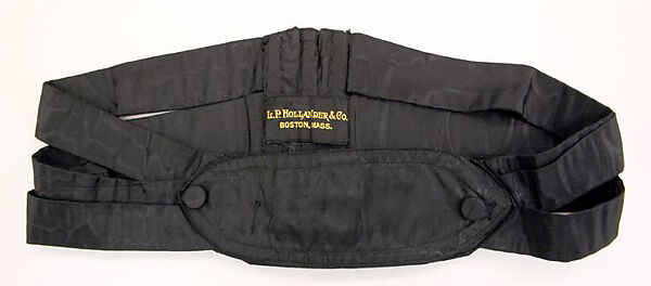 Belt, silk, American 