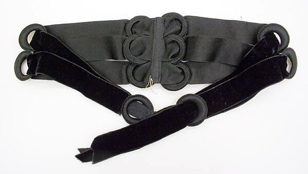 Belt, silk, American 