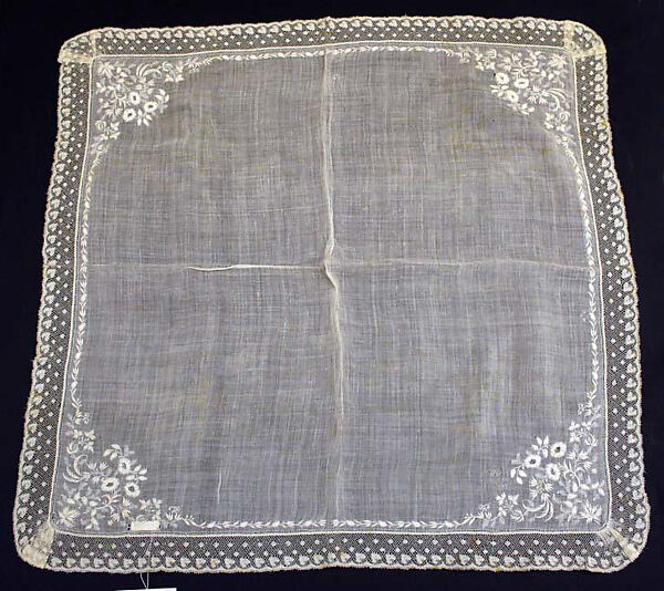 Handkerchief, cotton, French 