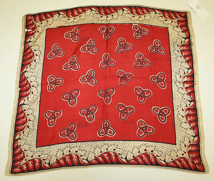 Handkerchief, silk, American 