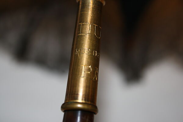 Parasol, silk, metal, tortoiseshell, French