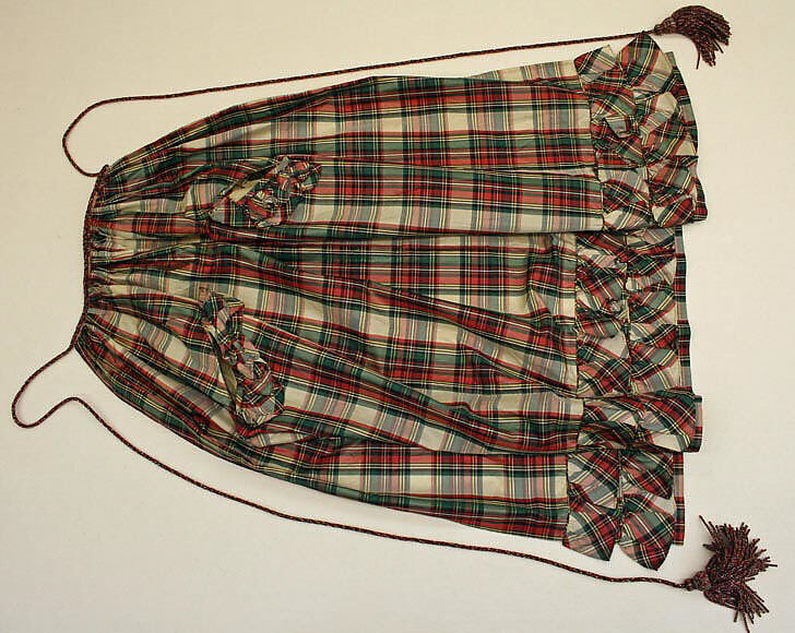 Apron, silk, American or European 