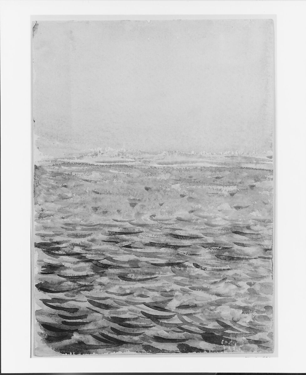 Land and Water (No. 2), John Singer Sargent (American, Florence 1856–1925 London), Watercolor and gouache on white wove paper, American