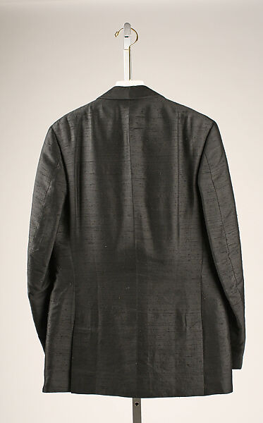 Dinner jacket, (a) Stovel &amp; Mason (British), silk, British