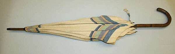 Parasol, cotton, wood, American or European