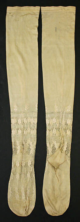 Wedding stockings, silk, American 