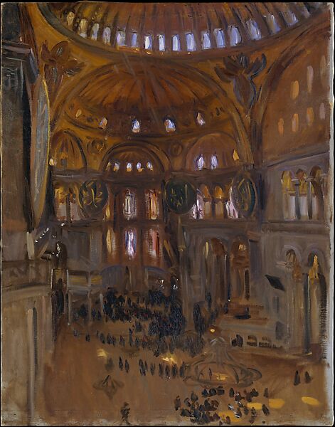 Santa Sofia, John Singer Sargent (American, Florence 1856–1925 London), Oil on canvas, American 