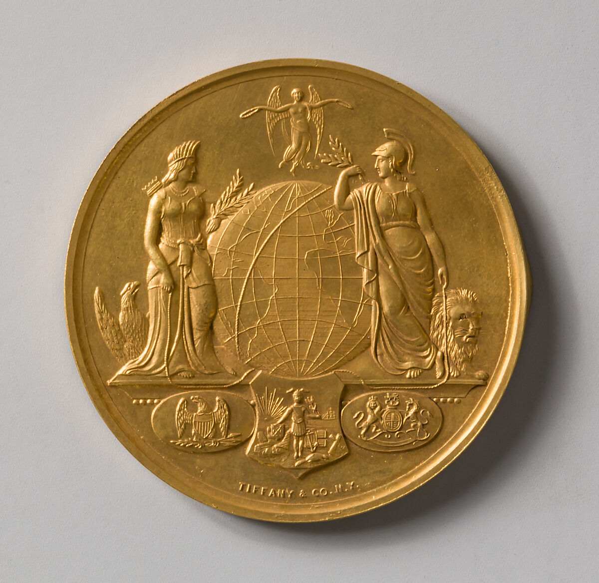 Congressional Medal to C. W. Field for the Successful Laying of the Atlantic Cable, Gold, American 