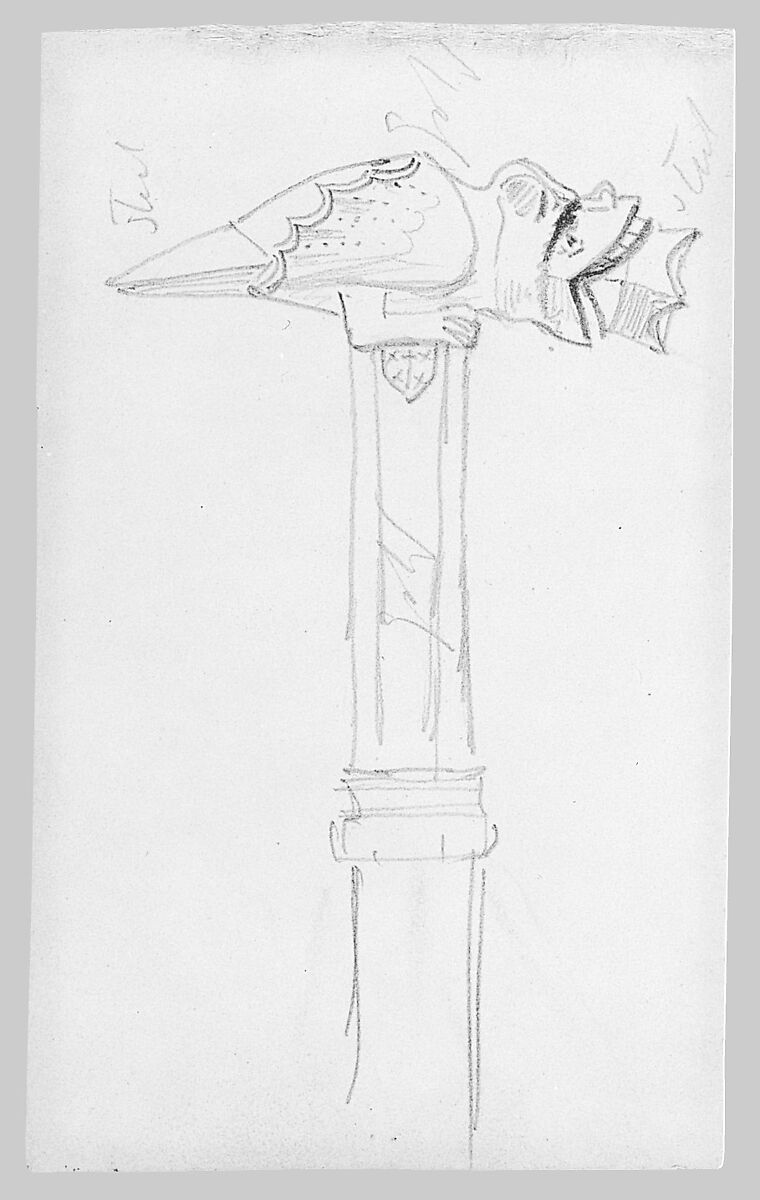 Two Seated Women, John Singer Sargent (American, Florence 1856–1925 London), Graphite on off-white wove paper, American