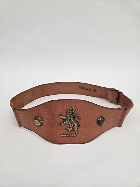 Belt, Phelps (American, founded 1940), leather, American